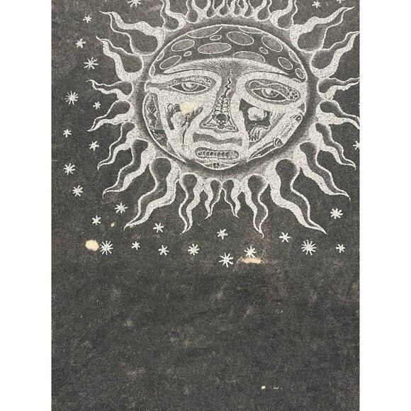 Sublime Shirt Mens Large Black Long Beach / Washed Graphic Sun - Picture 6 of 7